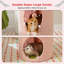 Lit pour chat à 2 niveaux pour chats d'intérieur, maisonnette pour arbre à chat avec lit à fleur amovible, lit pour chat mignon, cachette pour chat, condo pour arbre à chat pour grands chats-1410088353