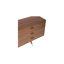 Gardner 3 Drawer Walnut and Birch Solid Wood Sideboard-390190276