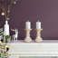 Wood Tabletop Candlestick-38038702
