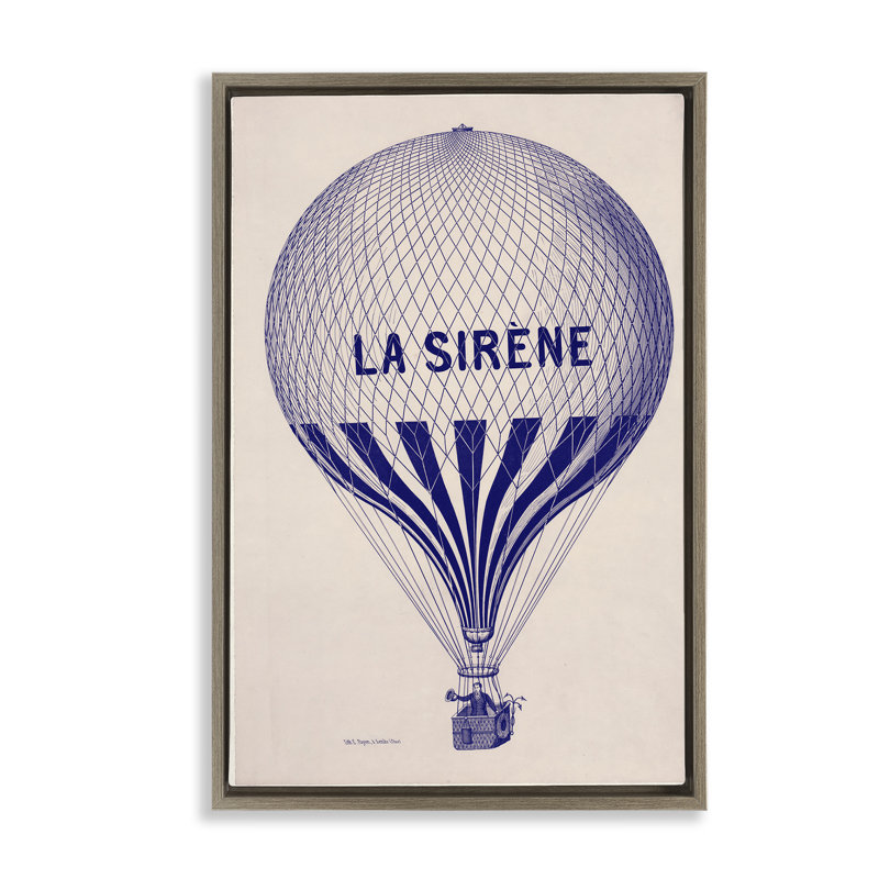 Art mural rétro sur toile flottante encadrée, design par Marcus Jules, H 31 po x l 21 po, Cadre flottant orme Montalcino