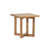Tranice Square Acacia Outdoor Side Table , 18'' in. W 18'' in. D