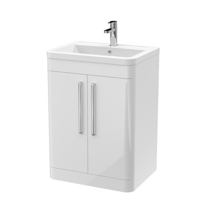 Parade 600mm Single Bathroom Vanity with Integrated Vitreous China Basin