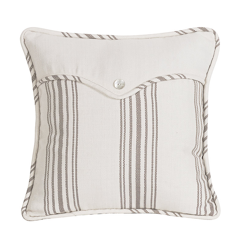 Wolftail Buttons Throw Pillow