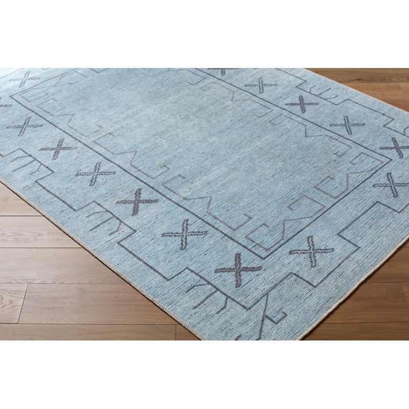 Becki Owens X Livabliss Casita Machine Woven Rug, Runner 2'7" x 7'10", Blue