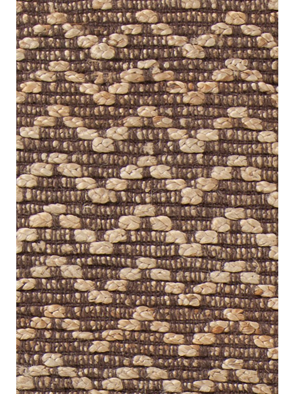 Tapis brun / brun clair texturé Hammonton, 5 pi x 7 pi 6 po