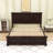 Wood Bed with Headboard-821112042-821112045