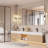 Cozy Design Tempered Glass Framed Wall-Mounted Bathroom Vanity Mirror-102799394-102799396-102799381