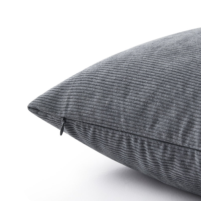 Dardel Velvet Scatter Cushion Cover, Gray