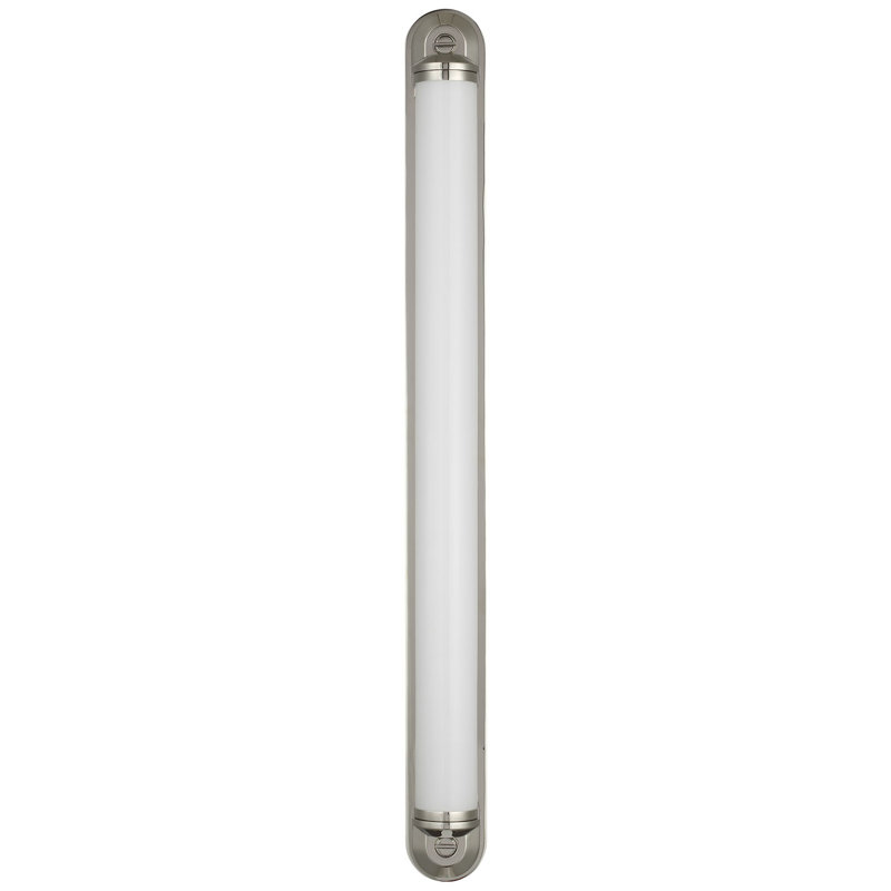 Ralph Lauren Belgrave 32" Linear Bath Light, 32" H x 3" W x 3.75" D, Polished Nickel, 2100 W