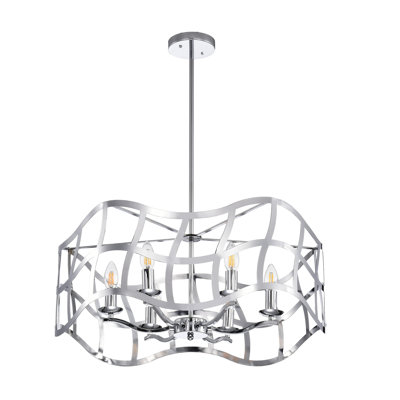 Lustre géométrique 6 lumières unique Maysville