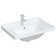 Belfry Bathroom Breit 48mm W White Ceramic Rectangular Sink with Overflow