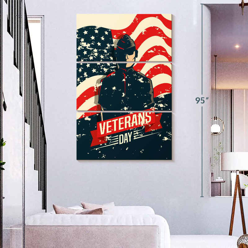 Patriotisme de Lelend, H 74 po x l 48 po
