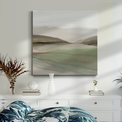 Earth's Gentle Layers - Toile tendue avec châssis de qualité supérieure - prête à être accrochée