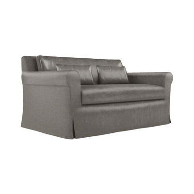 Ludlow Rolled-Arm Skirted Loveseat