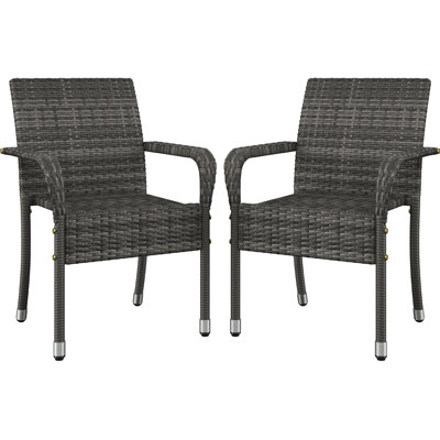 Stackable Outdoor Patio Dining Armchair