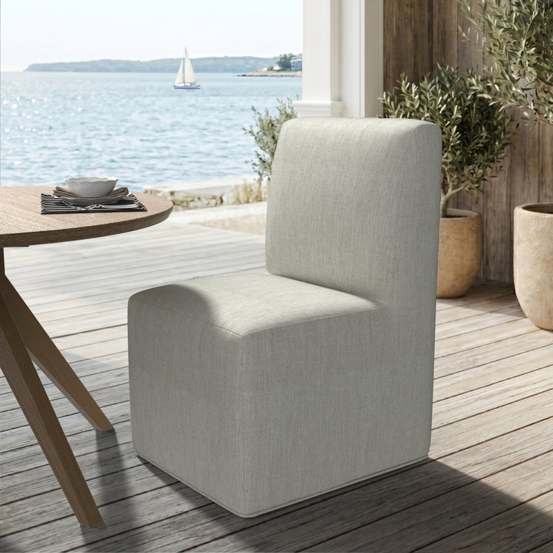 Chaise de patio Praia Sunbrella®, Toile granit Sunbrella®