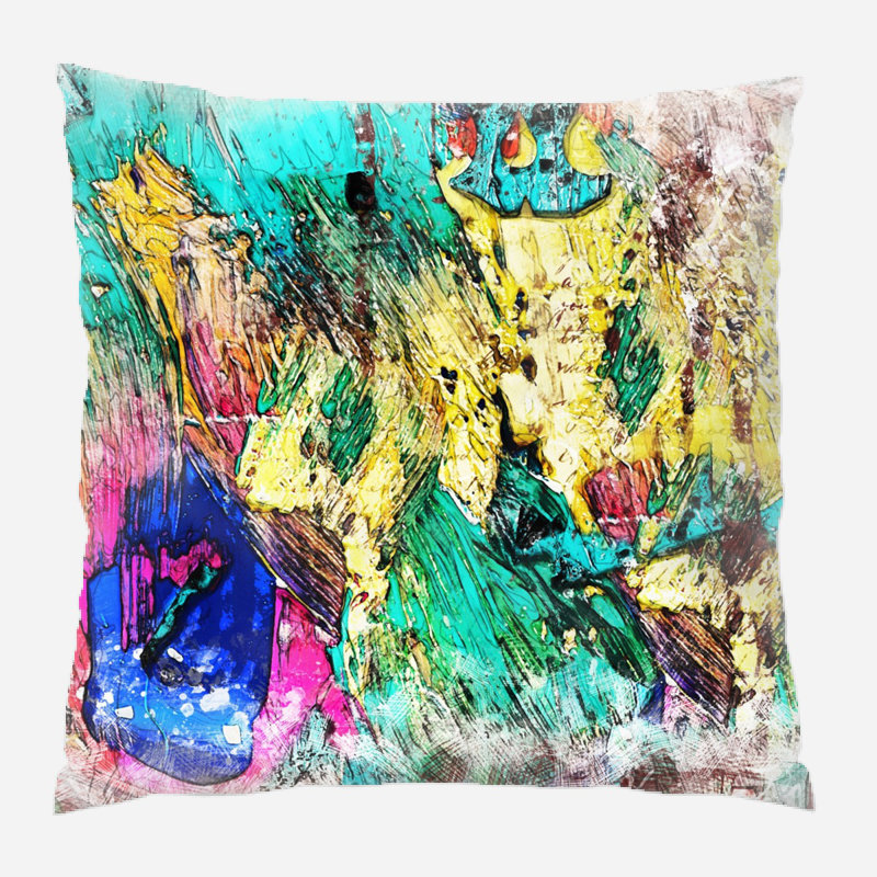 Savner Throw Pillow, Microsuede, Indoor