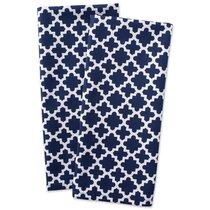 Carlo Lamperti Italy | Premium European Kitchen Hand Towels 27x22 (Pack of 4) | Terry Towels - Recycled Cotton & Polyester | Sustainable Collection