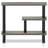 Turn N Tube Slim Space Saving Storage Rack French Oak and Black Tall Narrow Storage Organizer-1925347750