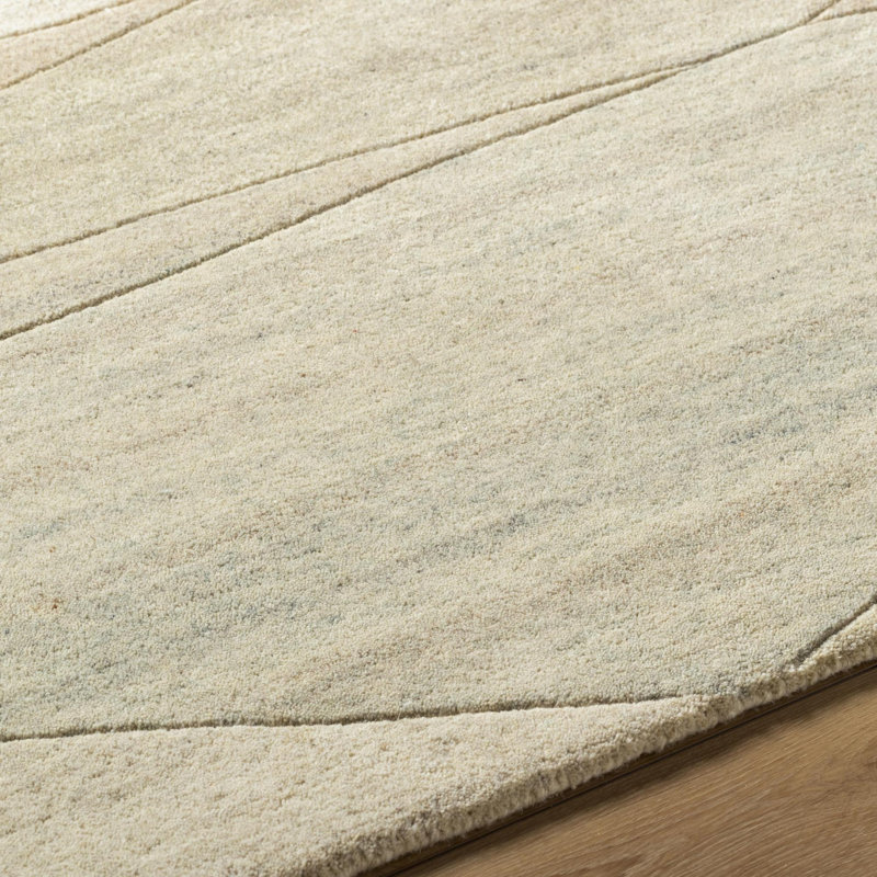 Bansri Hand Tufted Wool Indoor Rug, Rectangle 10' x 14'