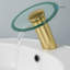 Ensemble de robinet et distributeur de savon sans contact brossé or commercial-120151394-120151398