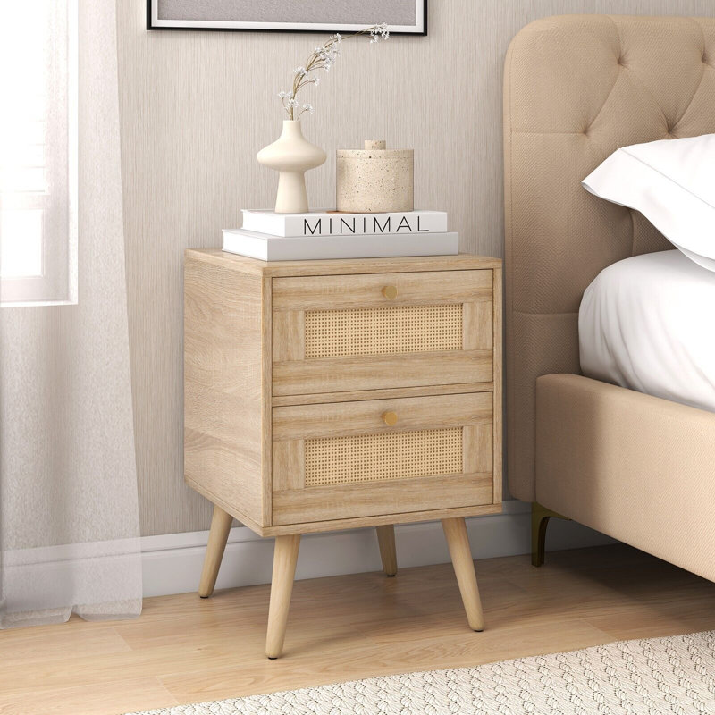 Glenmore 40 cm W Bedside Table
