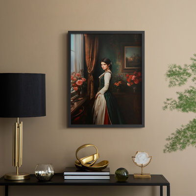 Reproduction encadrée WOMEN Series CCxxxv - bois massif