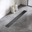 36" Modern Shower Linear Drain Black-1242393174