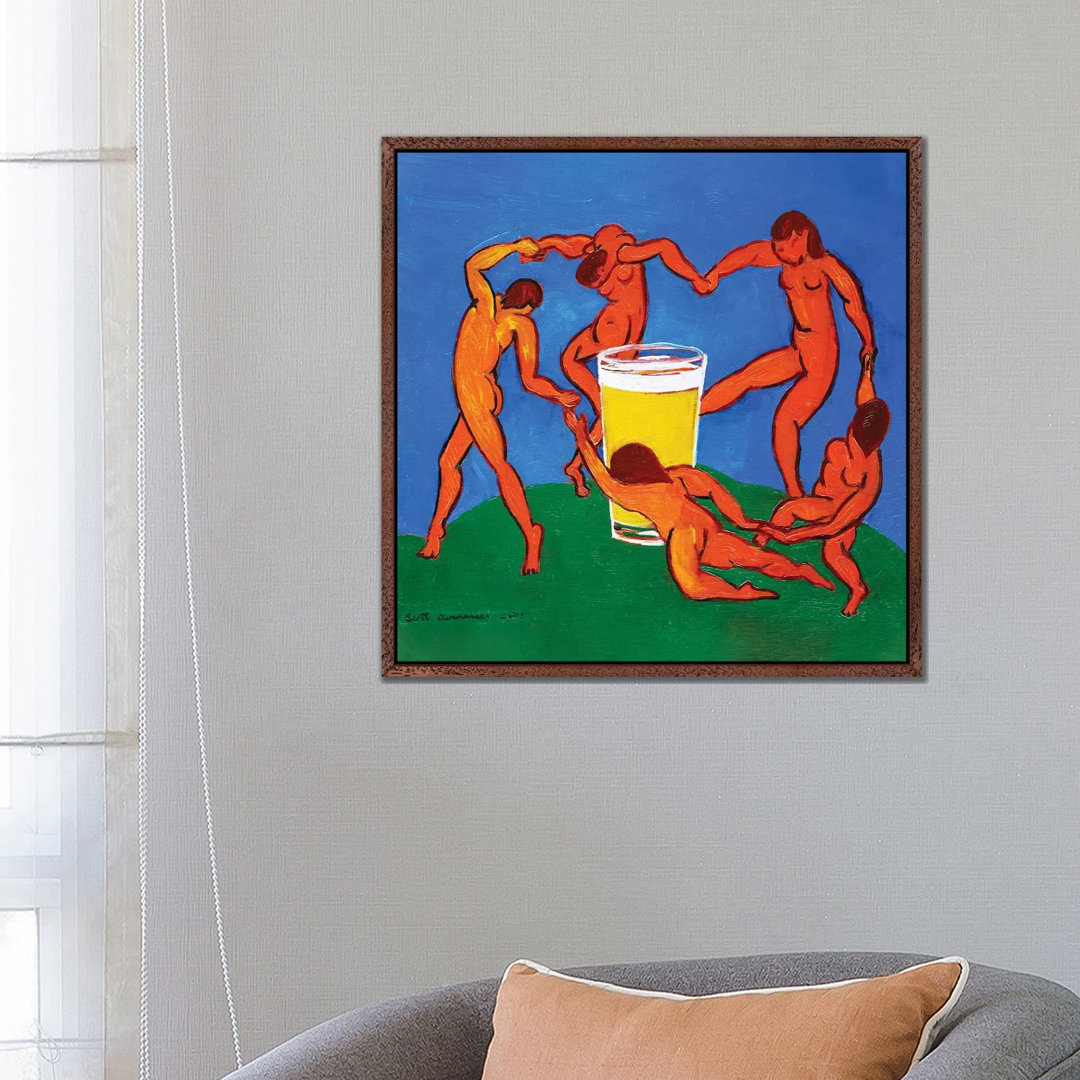 Dance Around The Pint von Scott Clendaniel - Gallery-Wrapped Canvas Giclée on Canvas