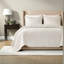 Ensemble de literie en velours de qualité supérieure, couvre-lit matelassé blanc 3 pièces pour très grand lit