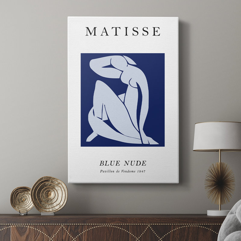 Matisse CCXCVII, reproduction d'art encadrée Cavas, H 27 po x l 18 po