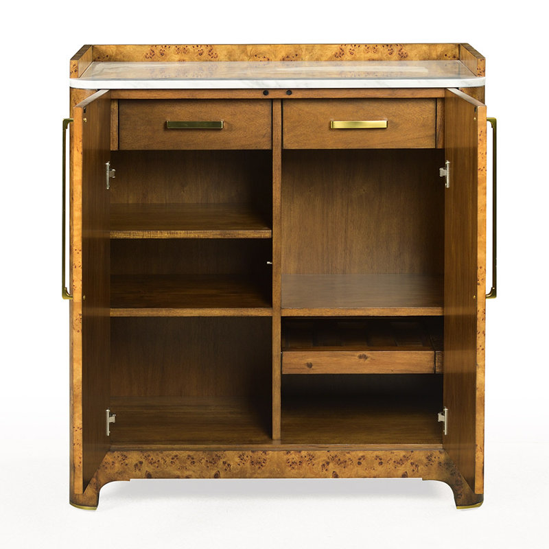 36'' W Server, Light Brown