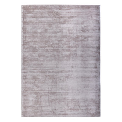 Shine Solid Colour Hand Woven Hand Loomed Tan Area Rug