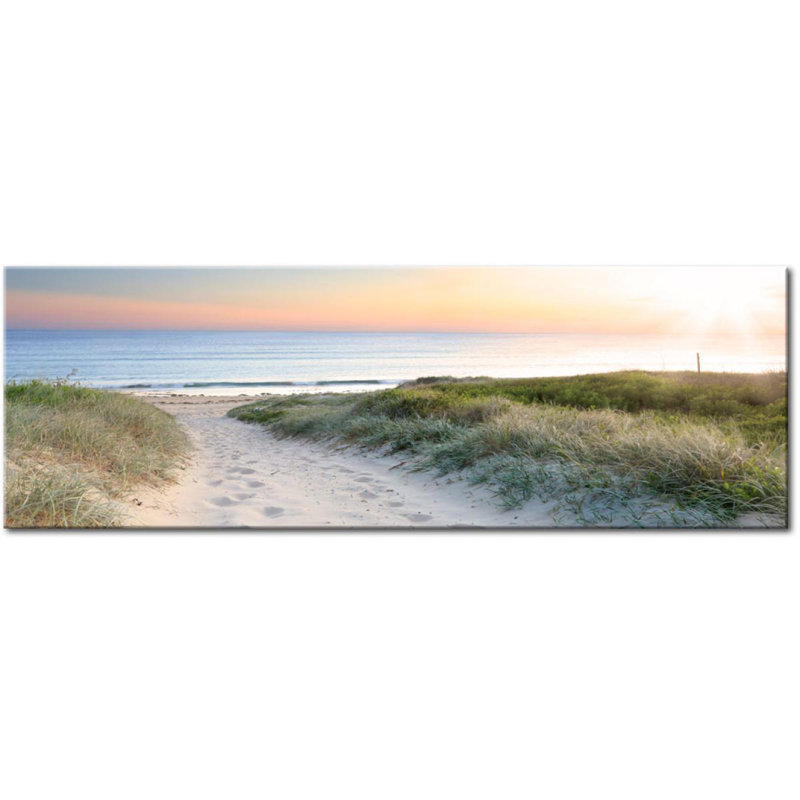 Beautiful Path - No Frame Panoramic Print on Canvas, 120 cm x 40 cm