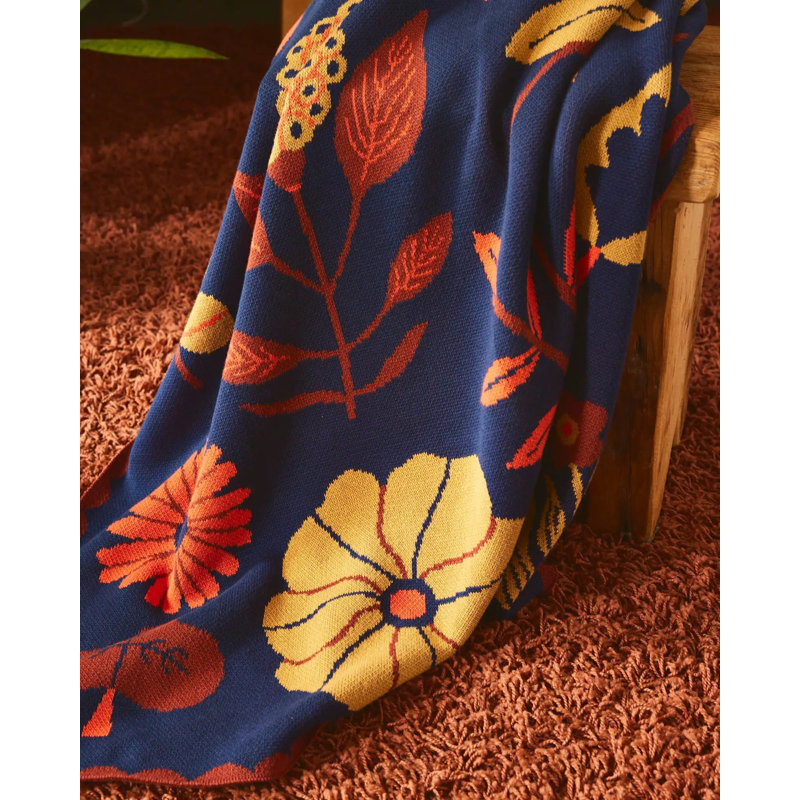 Petals Throw Blanket, Afternoon Sun