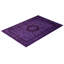 Overdyed Hand-Knotted Wool Modern-Contemporary Purple Area Rug 4' 7" x 6' 7"