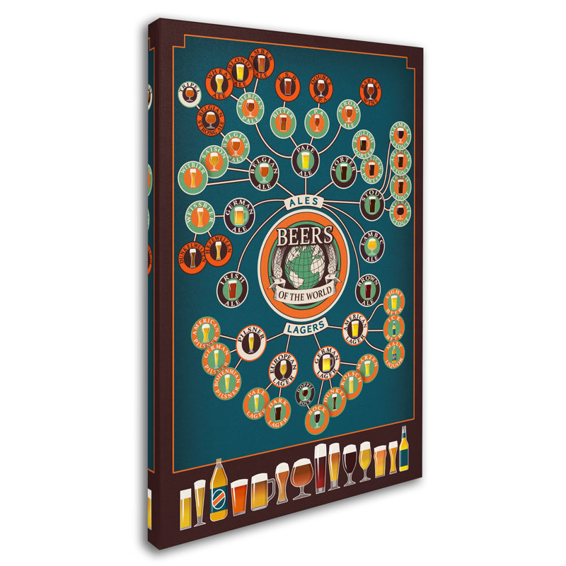 «Alhanol 5» par Lantern Press, reproduction d'art graphique sur toile, H 19 po x l 12 po x P 2 po