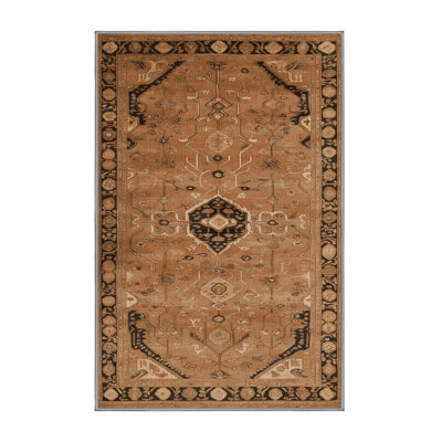 Machine Washable Turkish Brown Area Rug