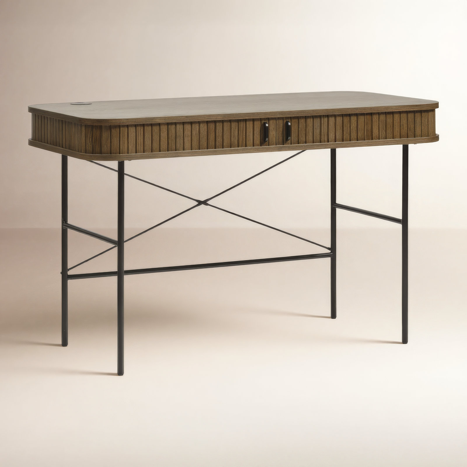 Iris Writing Desk, Smoked Oak