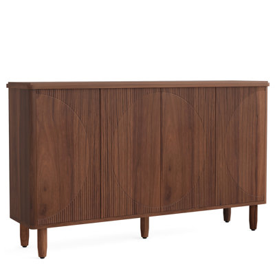 Buffet 59,74 "moderne rustique brun avec rangement