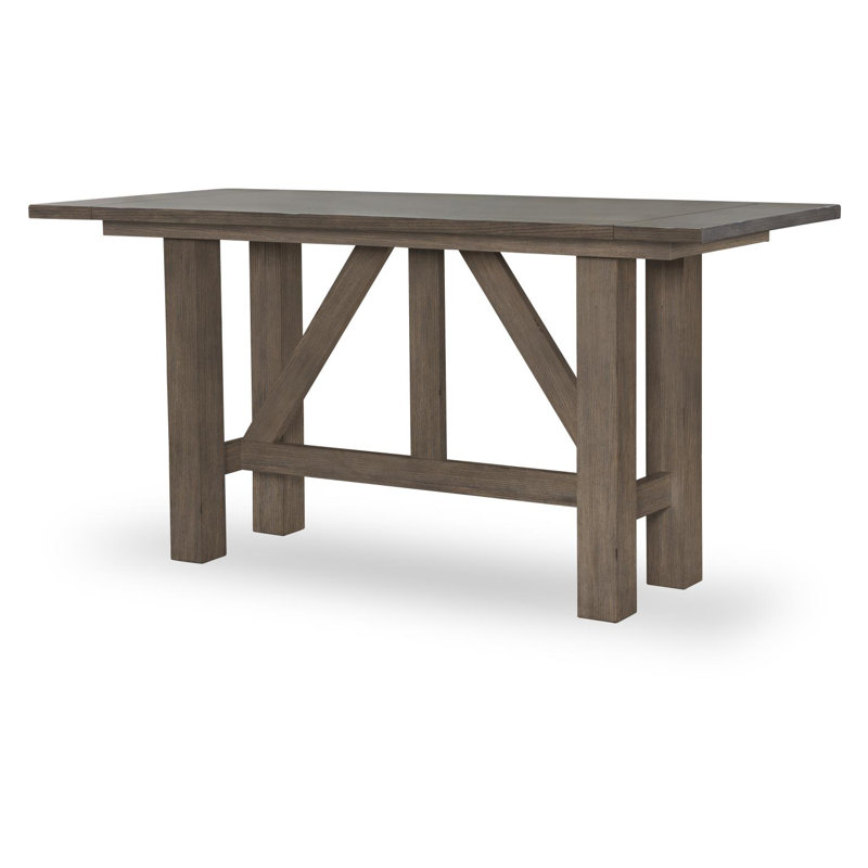 Table de salle à manger à hauteur de comptoir (jusqu'à 6 personnes), Brun