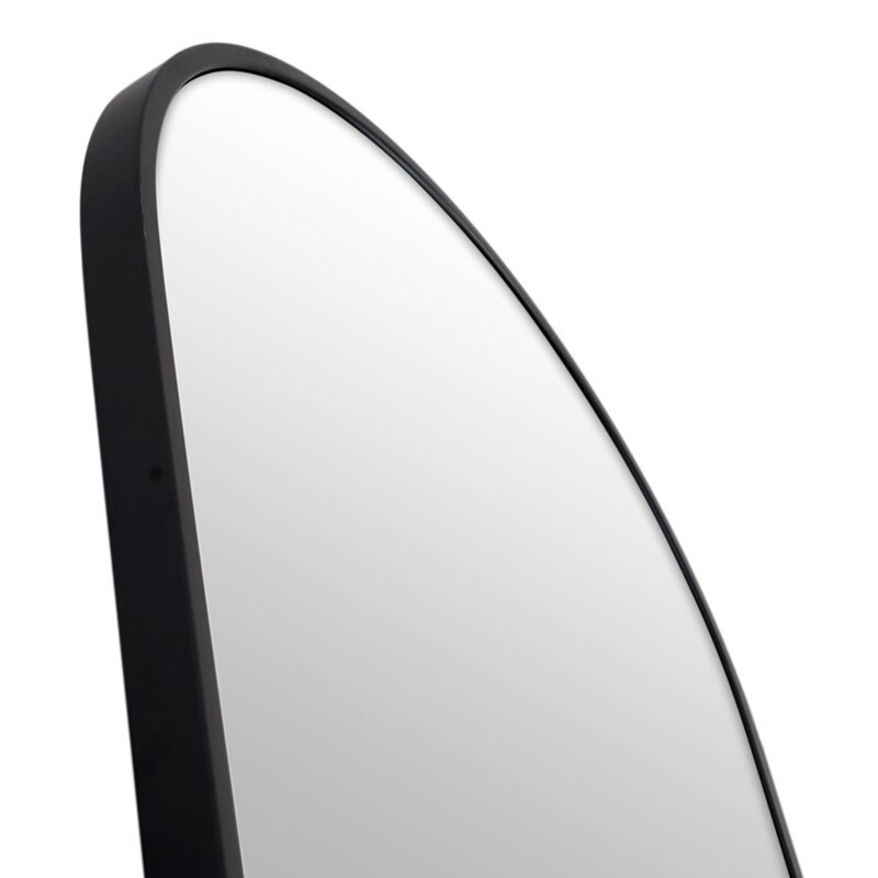 Miroir de salle de bain Fortescue, Noir