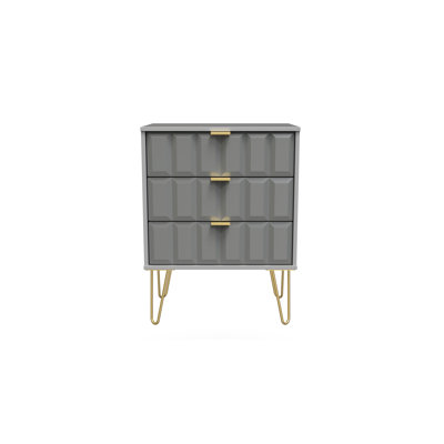 Allem 3 Drawer Chest (Ready Assembled)