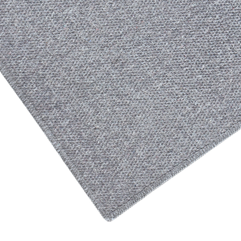 Matthes Non-Slip Geometric Indoor Doormat, Light Teal