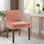 Chaise d'appoint rembourrée en velours côtelé Demarrion-1835431205