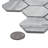 Cassis 2" Hex 11-1/8 In. X 12-5/8 In. Porcelain Mosaic Tile-114244241