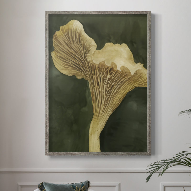 Reproduction encadrée Chanterella II - bois massif, H 21 po x l 17 po