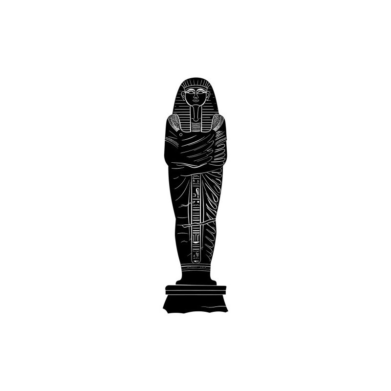 Silhouette de sarcophage égyptien SS11166