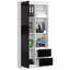 Alexous 180 cm H x 80 cm W Standard Bookcase-360166329