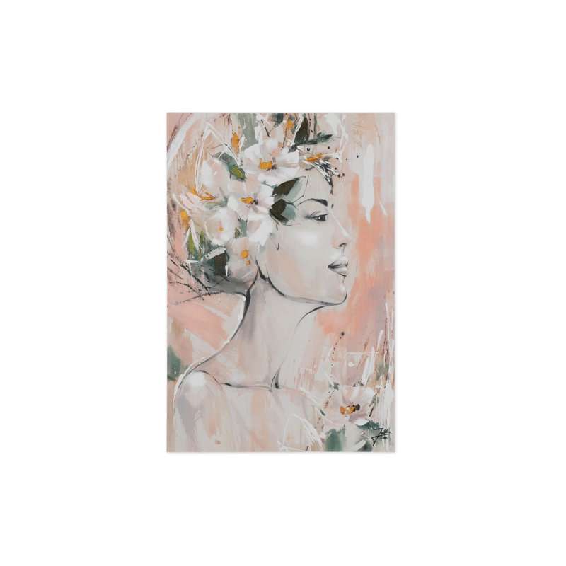 Hand -painted Feast of Flowers Acrylic Painting